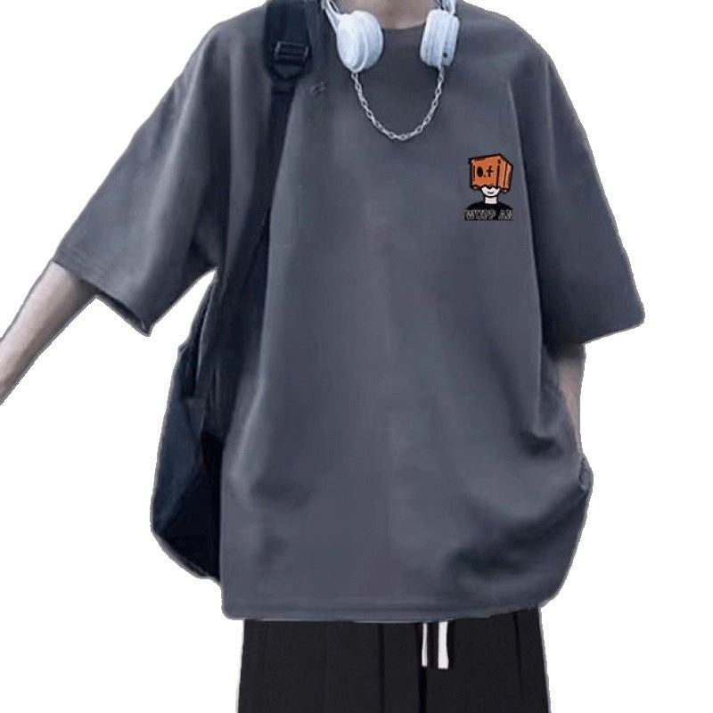 Men’s 2025 Korean Sports Suit – Trendy Summer Two-Piece Set