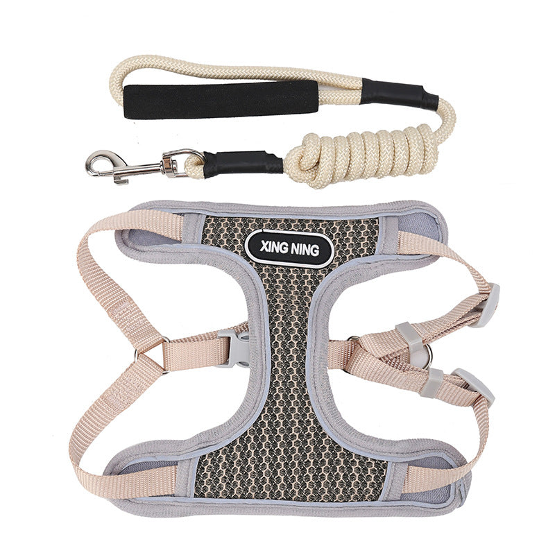 Cat & Dog Vest-Style Chest Strap Anti-Break Leash