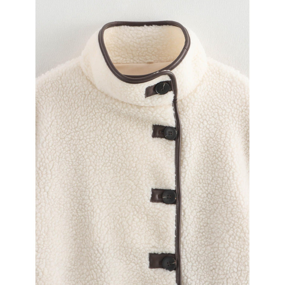 European & American Style Lamb Wool Coat
