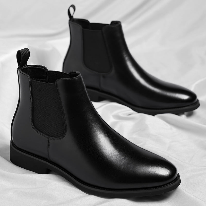 STOCK-British Retro Chelsea Martin Boots Men’s Large Velvet