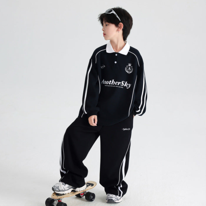 Boys Preppy Sweater Set – Spring Polo Outfit – Outfit Sets – Image 7