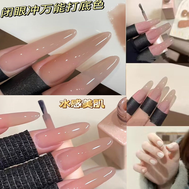 Nude Milk Tea Nail Gel – Ice Transparent Salon Polish