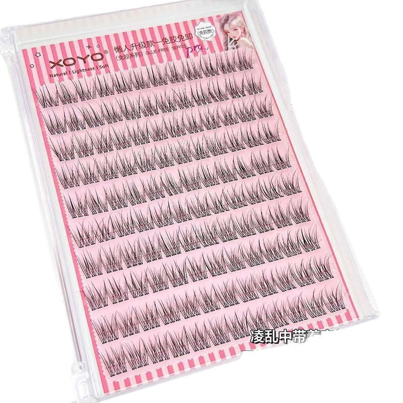 XOYO Fish Tail False Eyelashes – Glue-Free Natural Clusters
