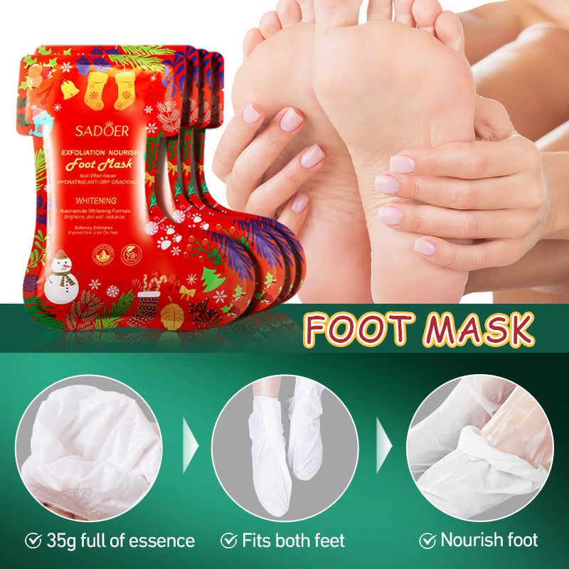 Sadoer Niacinamide Foot & Hand Mask Nourishing Exfoliating
