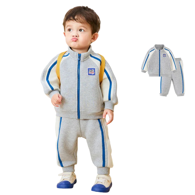 Kids Spring & Autumn Sweatshirt Two-Piece Set 2025