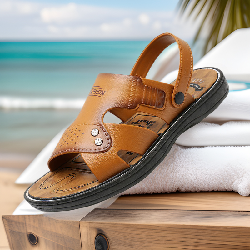 Non-Slip Men’s Sandals – Summer Plastic Slippers