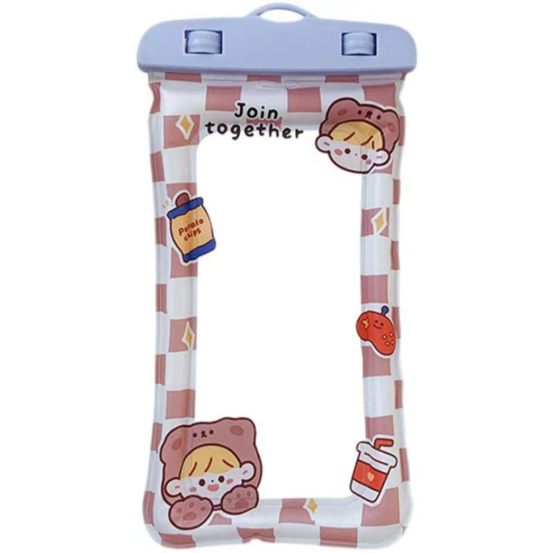Cartoon Quicksand Inflatable Waterproof Phone Case