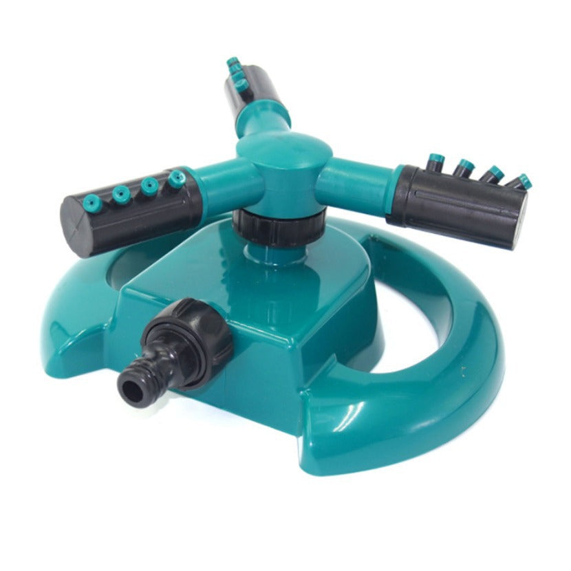 SNJUE 360° Rotating Lawn Sprinkler – Crescent Big Three-Fork