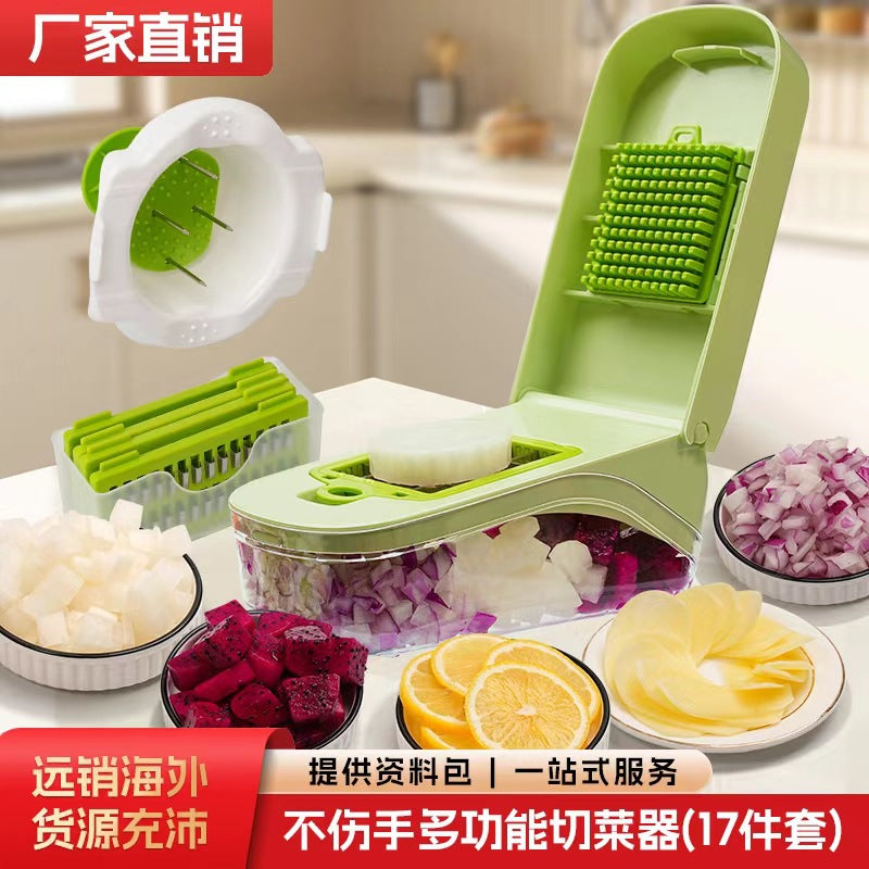 Multifunctional Vegetable Cutter – Grater & Slicer Tool