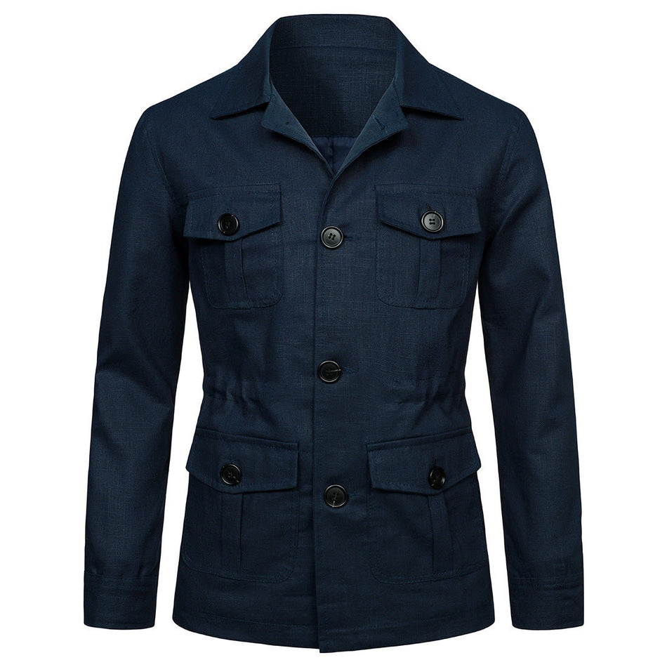 INSTOCK-Handmade British Safari Linen Jacket – Vintage Gentry