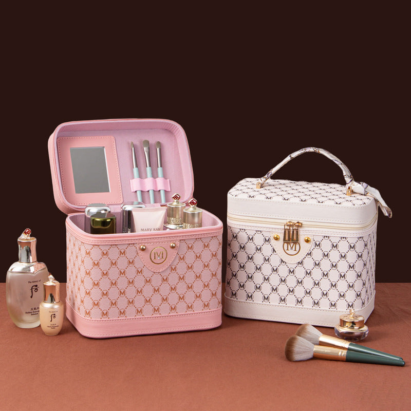 Fashion Letter Cosmetic Case – Large & Travel-Friendly