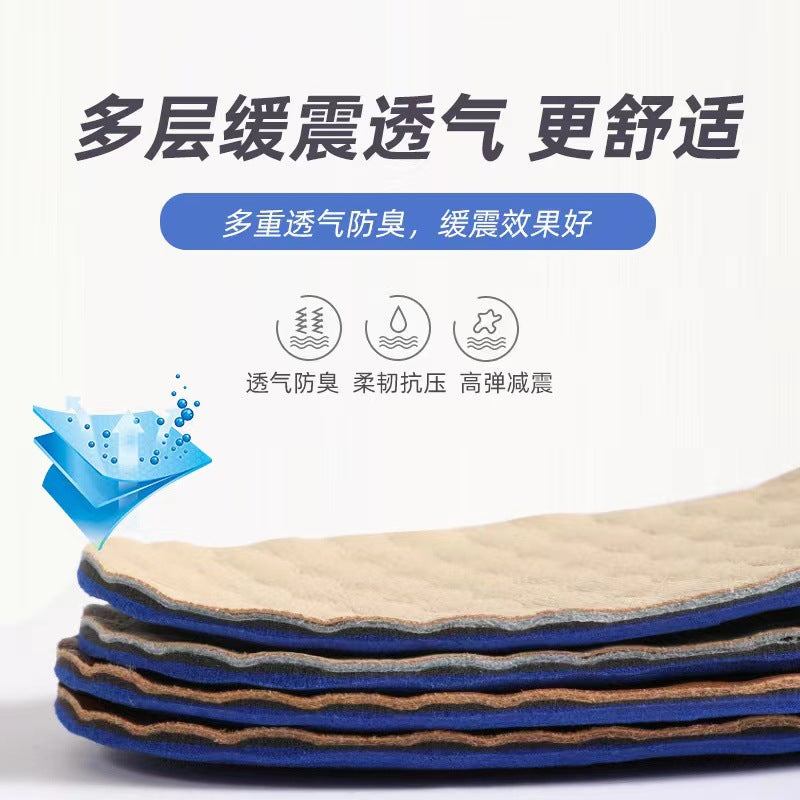 Men’s Leather Shoe Insoles – Soft & Shock-Absorbing