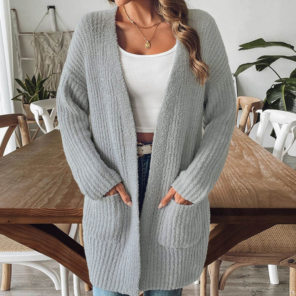 Women’s Plush Warm Loose Fit Winter Cardigan Sweater