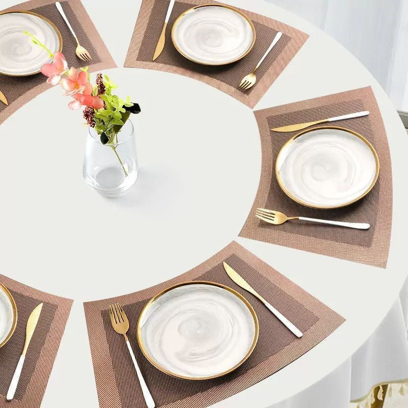 Fan-Shaped Anti-Scalding Dining Placemat