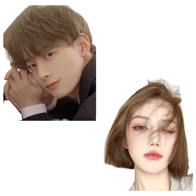 Meng Qian Men's Hair Dye Cream Complete Set