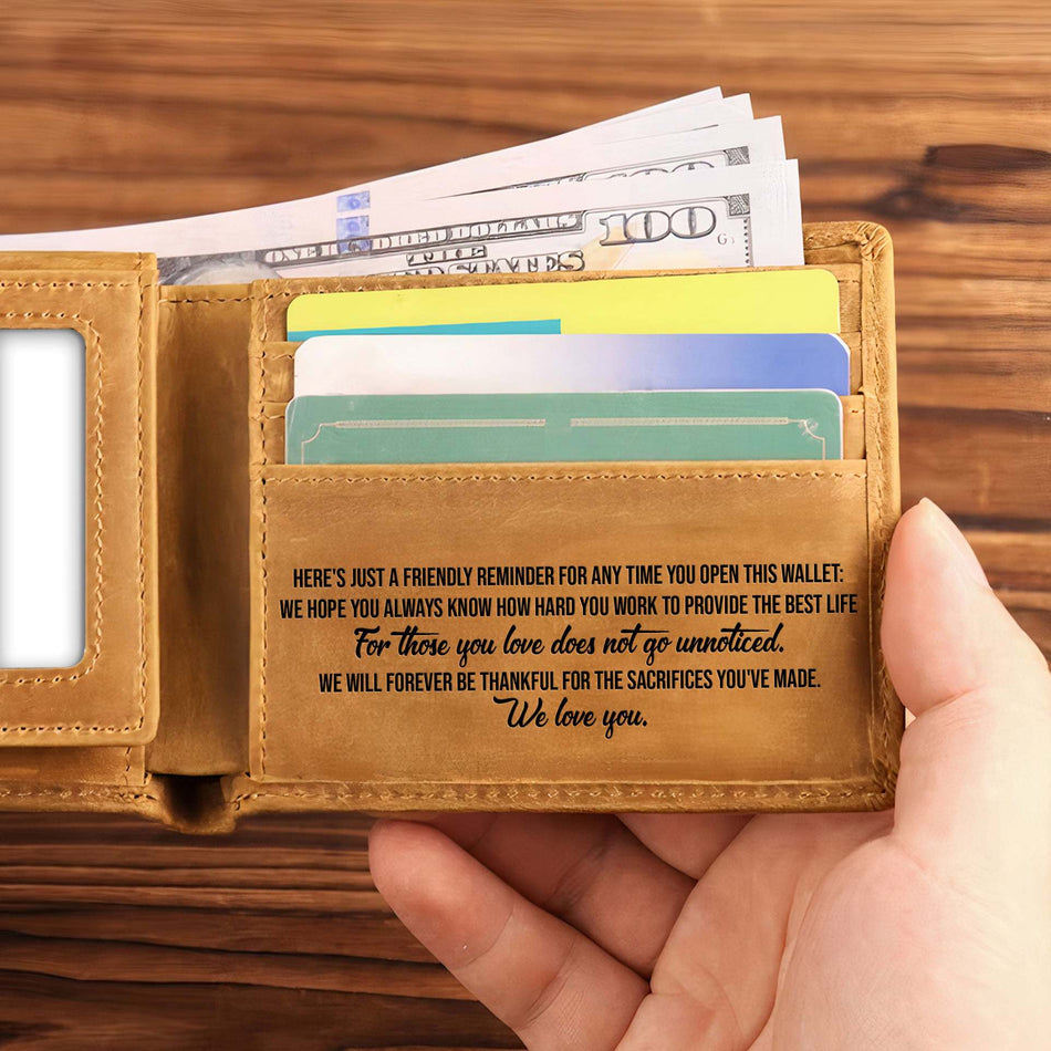 Personalized Leather Wallet – Vertical Multi-Card Coin Purse
