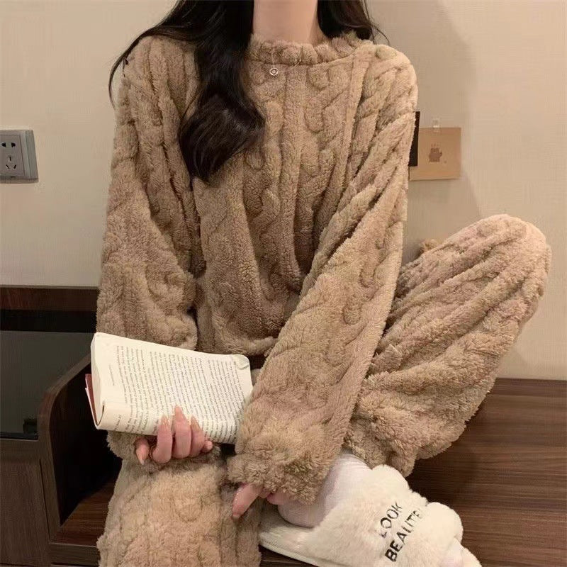 INSTOCK-Women’s Coral Fleece Pajamas