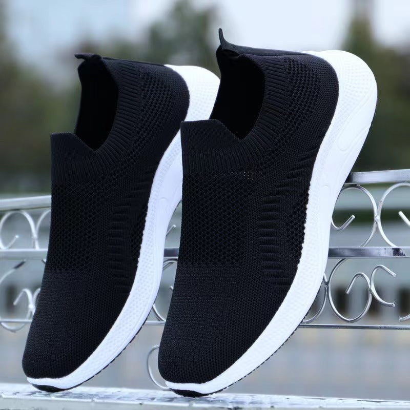 INSTOCK-Men's Summer Mesh Slip-On Walking Shoes Soft Sole
