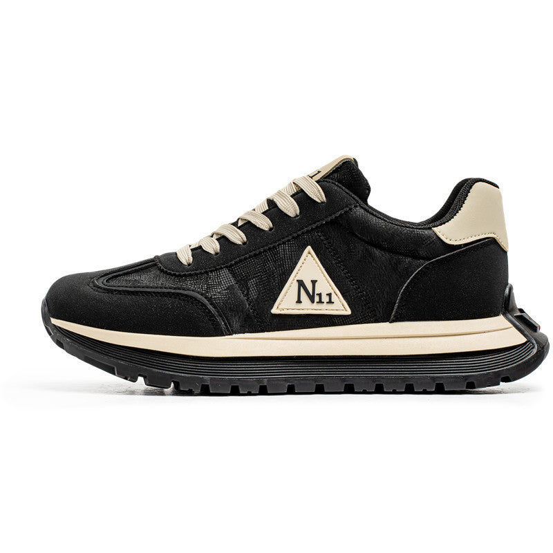 Thick-soled breathable sports shoes