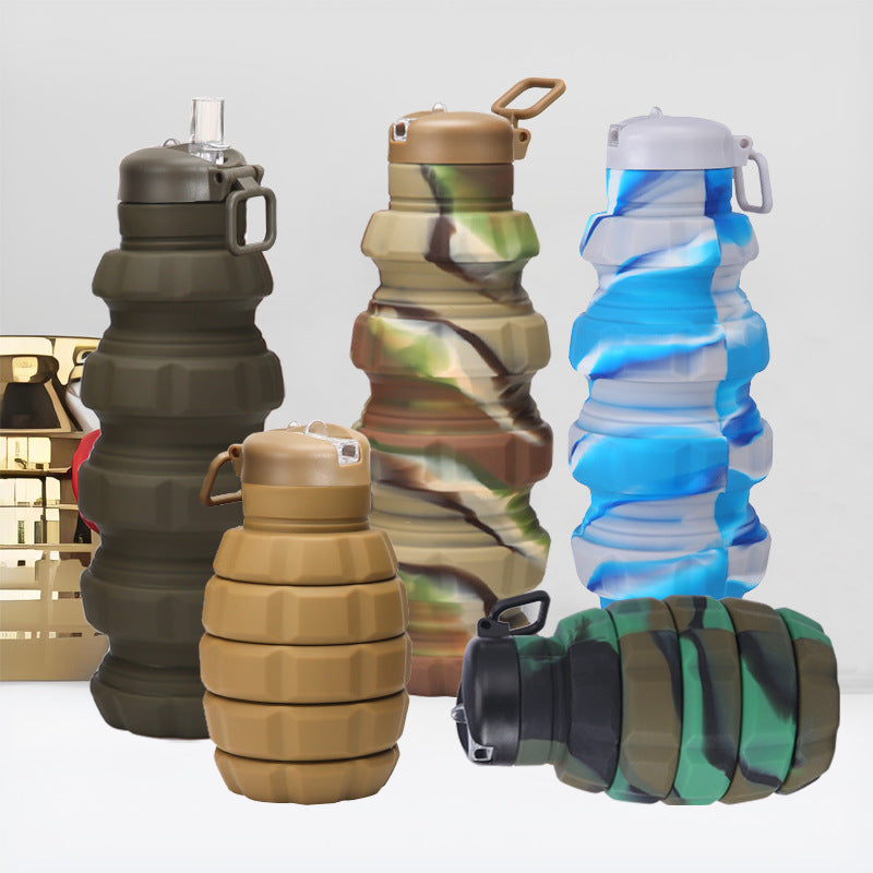 Foldable Grenade Water Bottle – Outdoor Creative Cup