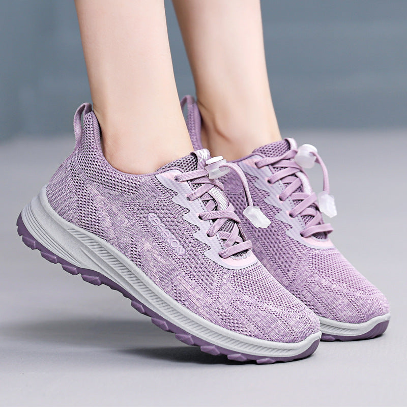 Women’s Soft Sole Athletic Shoes – Breathable & Comfy