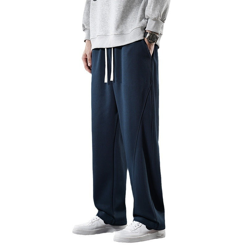Men’s Autumn Casual Sweatpants 2025 Loose Straight Trendy Sports