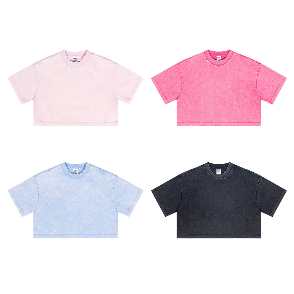 Spice Girl Loose Crop Sports T-Shirt