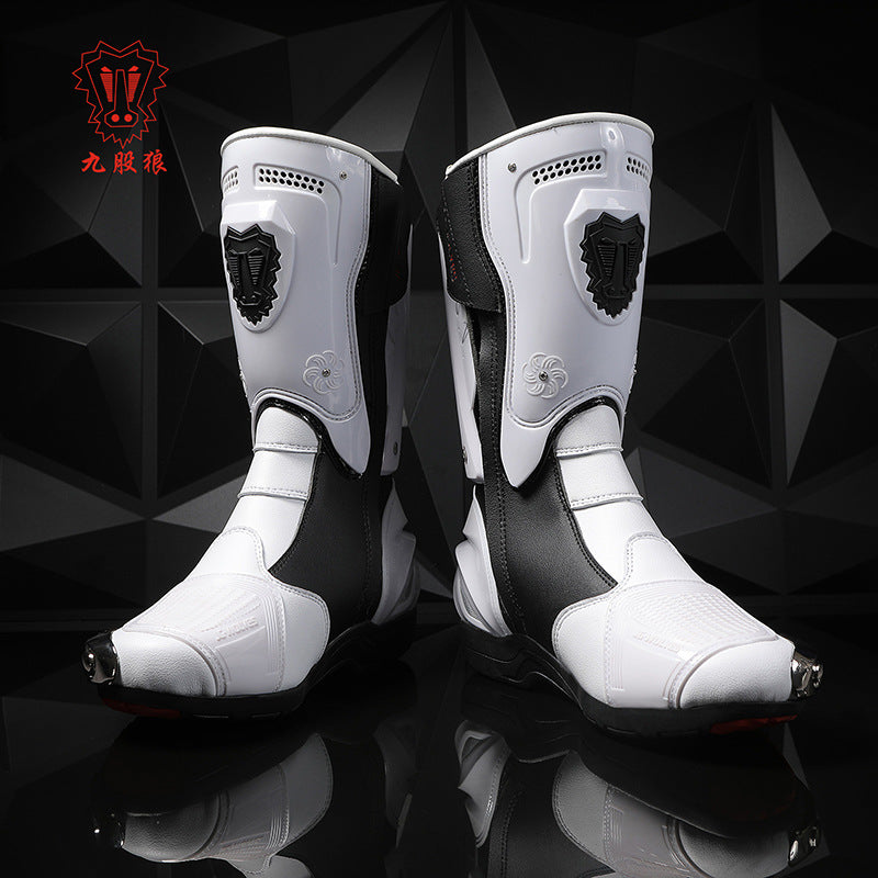 Men’s Four-Season Motorcycle Racing Riding Boots
