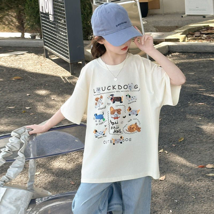 Girls’ Summer T-Shirt 2026 – Trendy Western Style Top – Summer Kids Fashion Nepal | Tudoholic