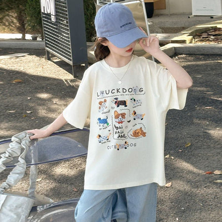 Girls’ Summer T-Shirt 2026 – Trendy Western Style Top – Summer Kids Fashion Nepal | Tudoholic