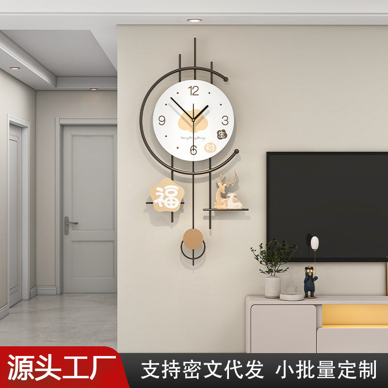 Cream Style Wall Clock – Elegant Home & Dining Decor