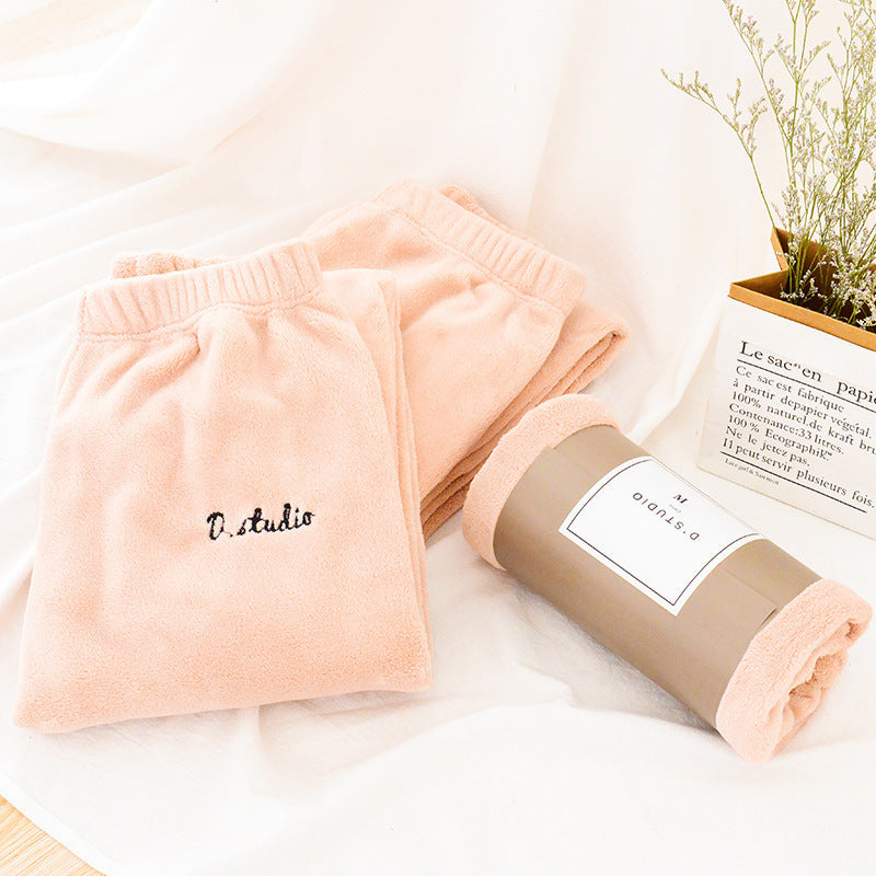 STOCK-Women’s Coral Velvet Warm Pants