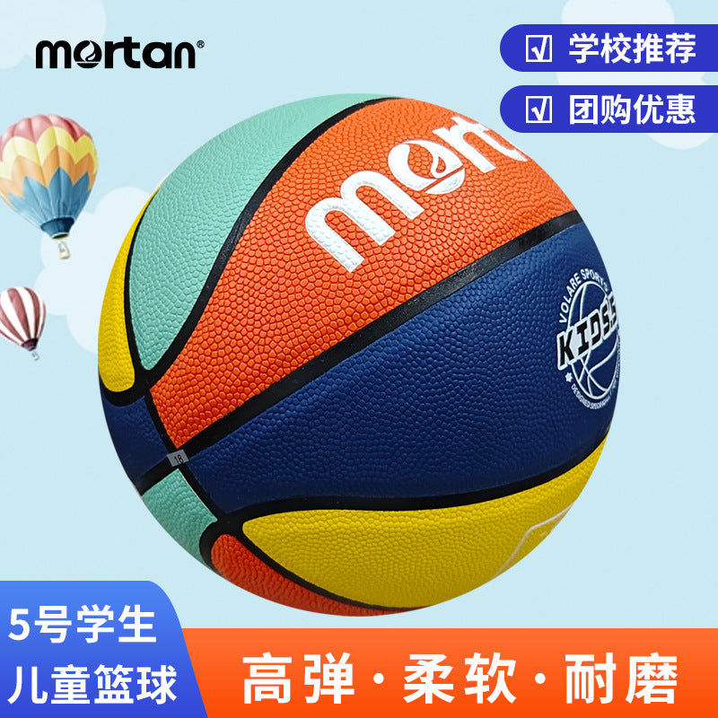Mortan Kids Basketball No.4–5 High Elastic Training Ball