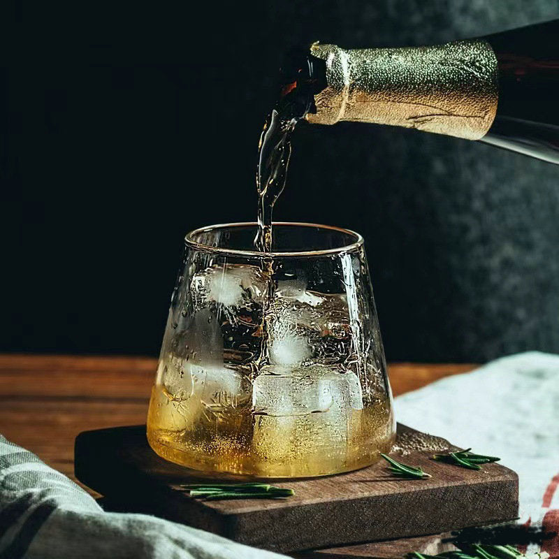 Mount Fuji Borosilicate Glass Beer & Drink Cup