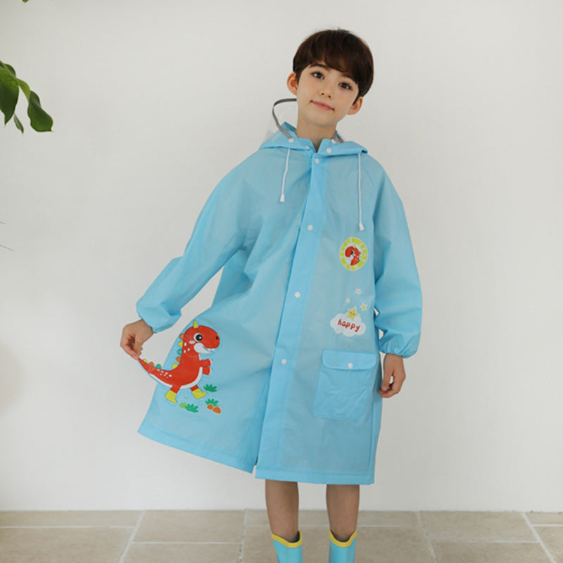 Children's  Cartoon EVA Raincoat Waterproof Hooded