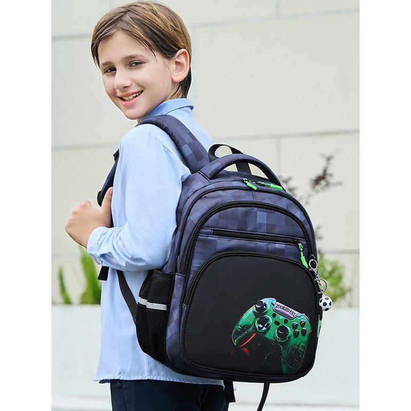 Lightweight Spine-Protecting School Backpack for Kids Grade 1-5