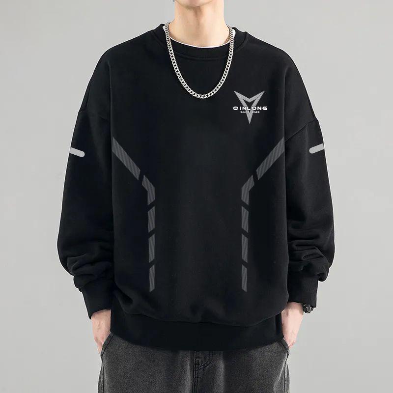 Men’s Thickened Crewneck Sweatshirt American Style 2024