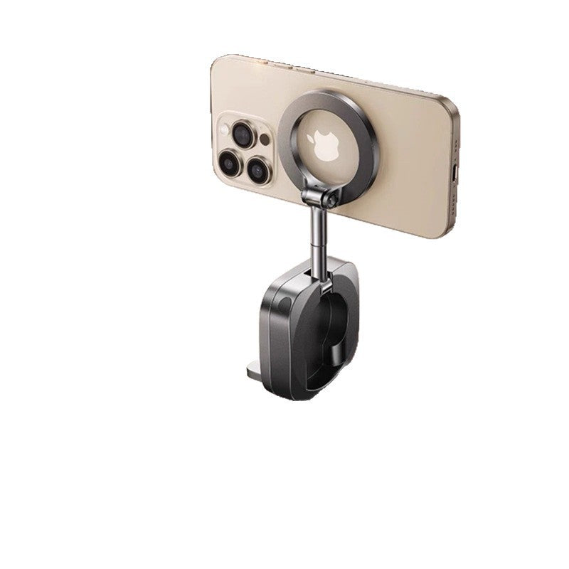 Magnetic Vacuum Car Phone Holder Foldable Rotating Stand