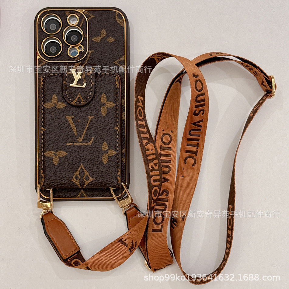STOCK-Crossbody Chain Retro Card Holder Case