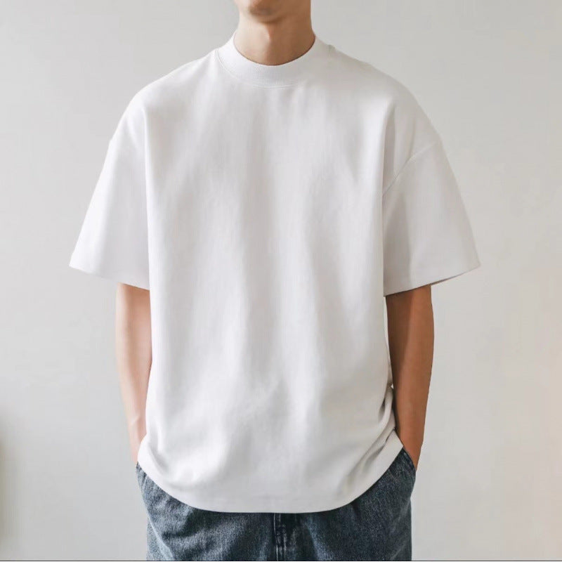 INSTOCK-Unisex Thick Cotton Loose-Fit Short-Sleeve T-Shirt