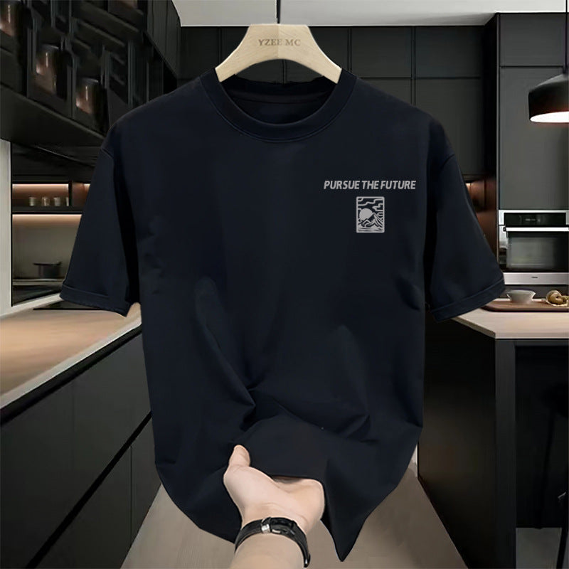 INSTOCK-Printed Short-Sleeved Men’s T-Shirt – Stylish &