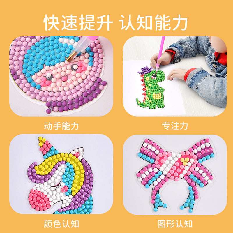 Kids DIY Diamond Painting Sticker Set – Creative Toy Fun