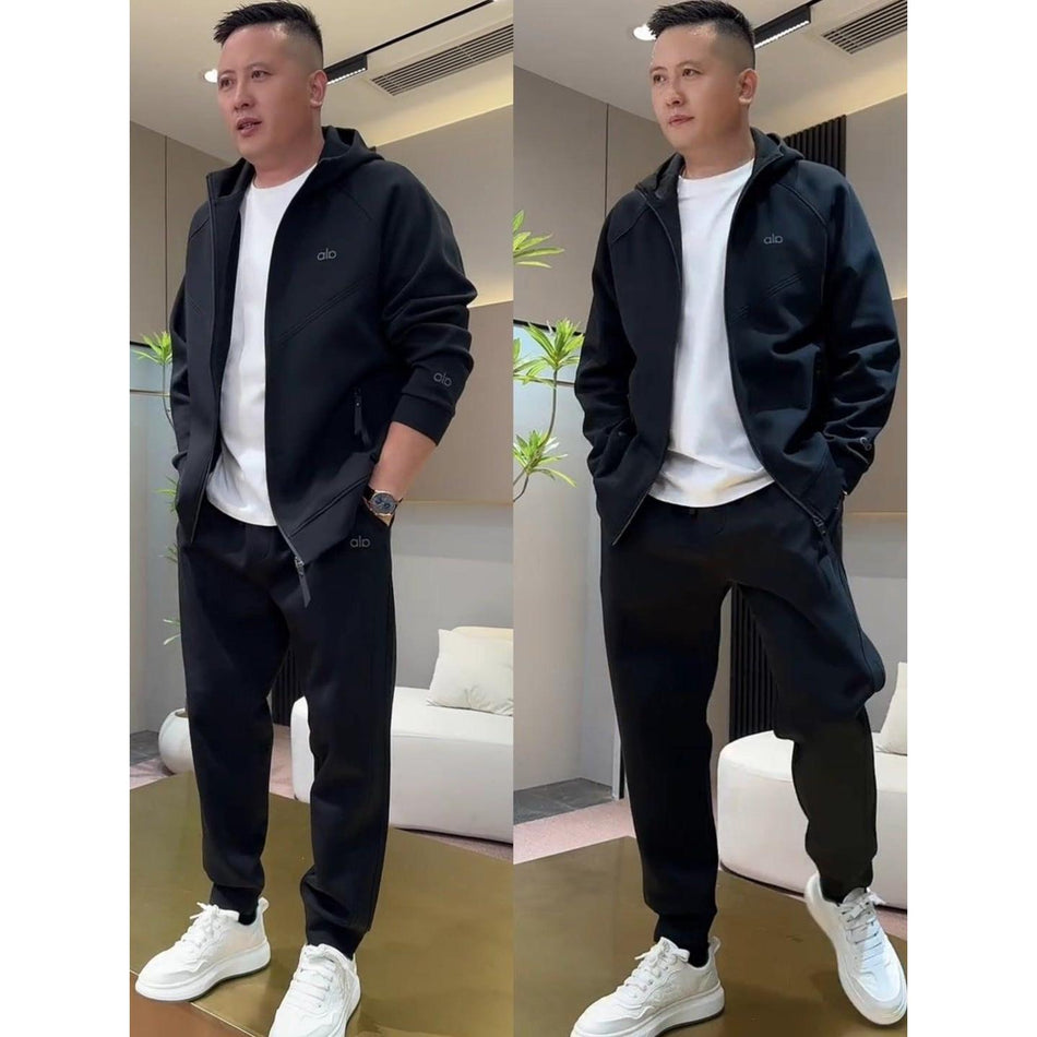 Men’s 2025 Autumn Sports Suit – Trendy Two-Piece Set