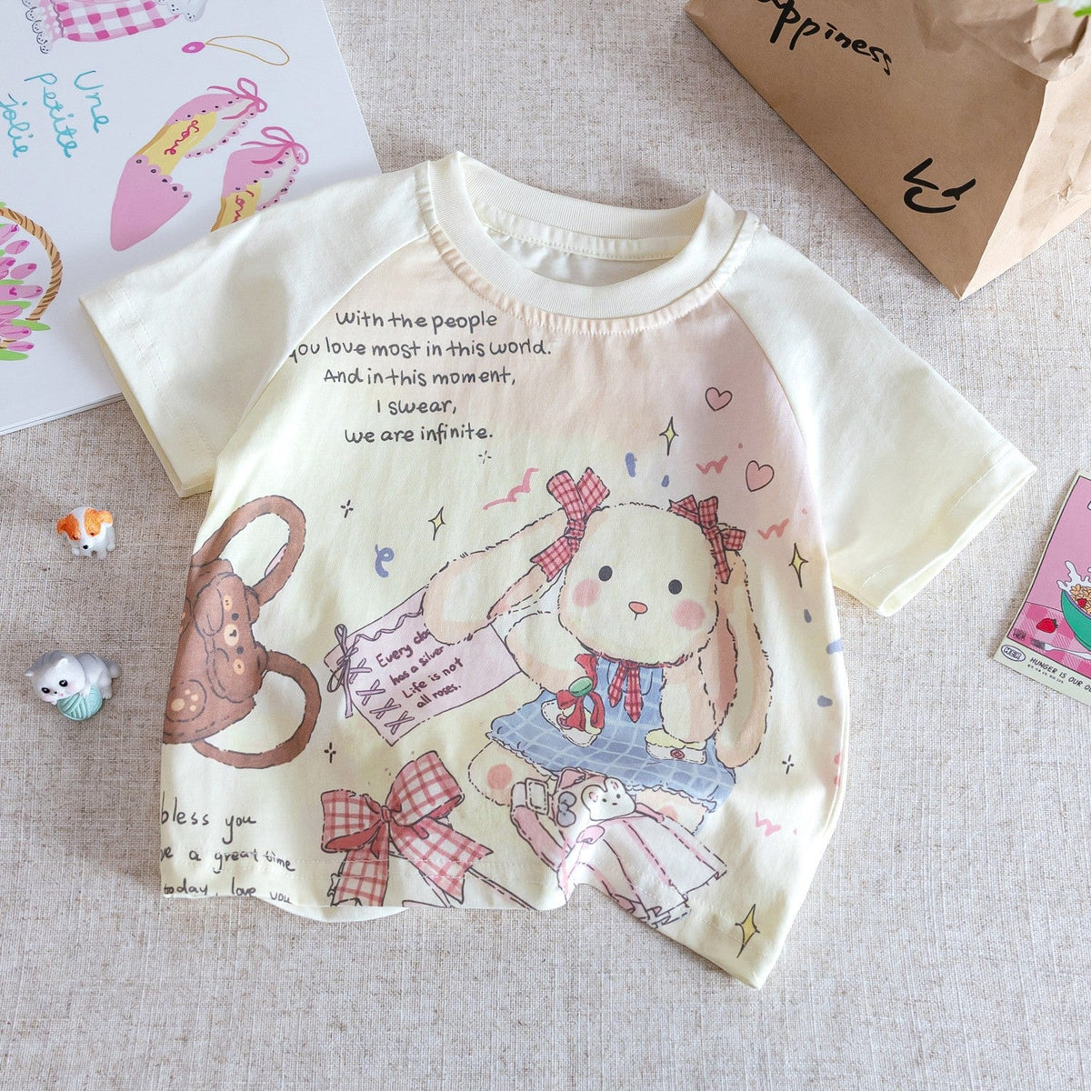 Baby Girl Cartoon T-Shirt – Cute Summer Casual Top – T-Shirts – Image 7