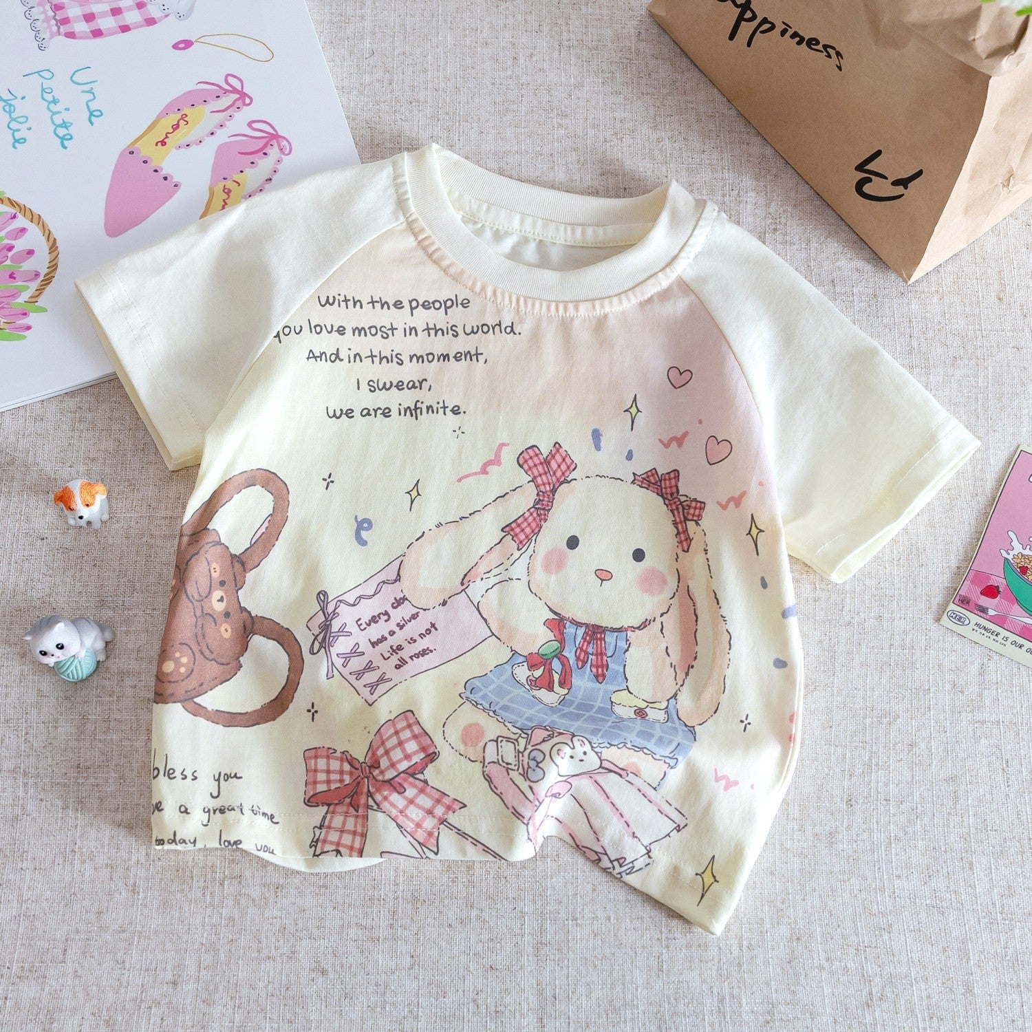 Baby Girl Cartoon T-Shirt – Cute Summer Casual Top – T-Shirts – Image 7