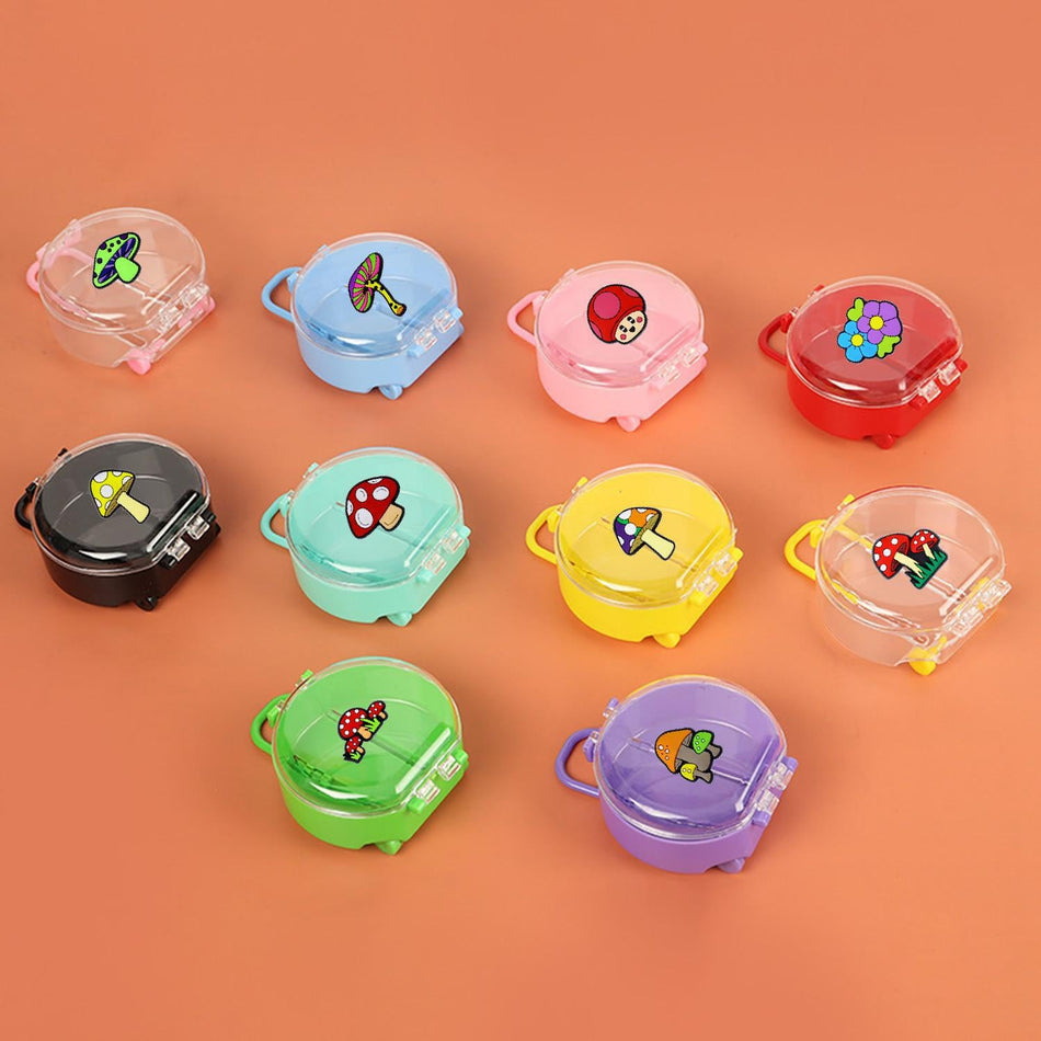 (Pack of 3)-Cartoon Mushroom Storage Boxes