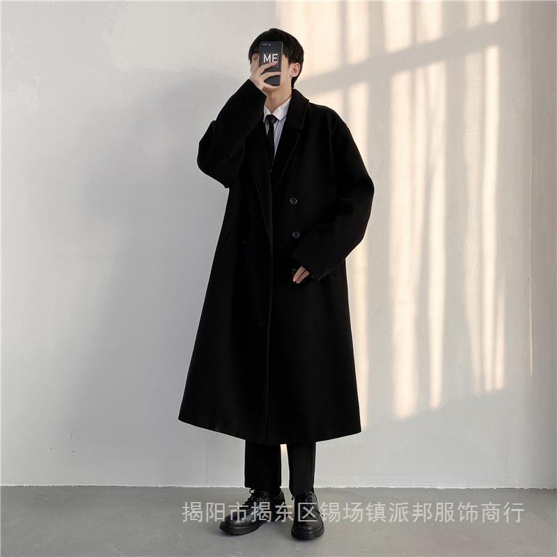 INSTOCK- Korean-Style Thickened Wool Coat – Mid-Length Trendy
