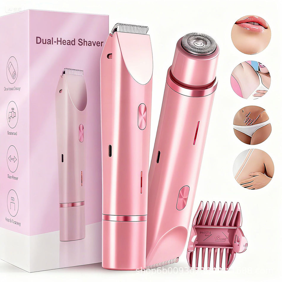 Double-Head Electric Shaver – Women’s Hair Removal Device