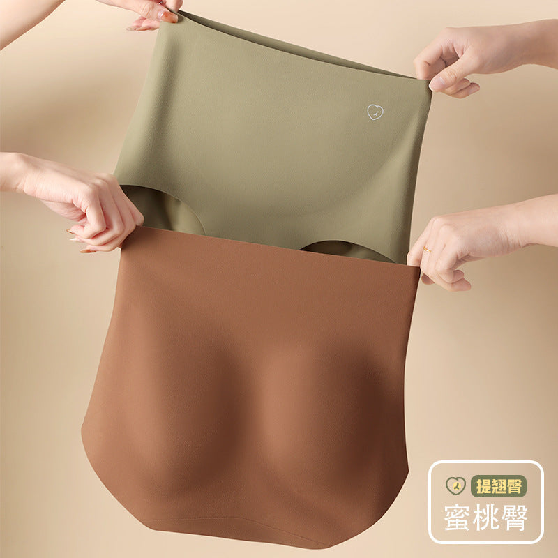 High Waist Seamless Mulberry Silk Body Shaping Briefs