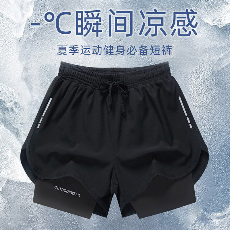STOCK-Men’s Summer Sports Shorts Thin Quick-Drying Running